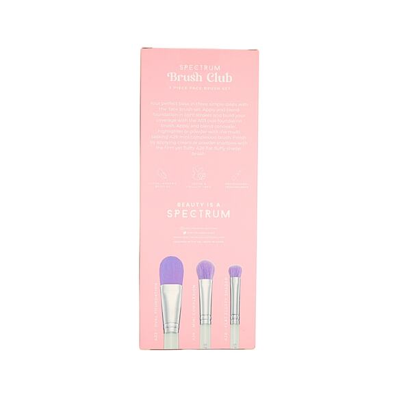 SPECTRUM Brush Club 3 Piece Brush Set - 3 ct - Picture 2 of 2